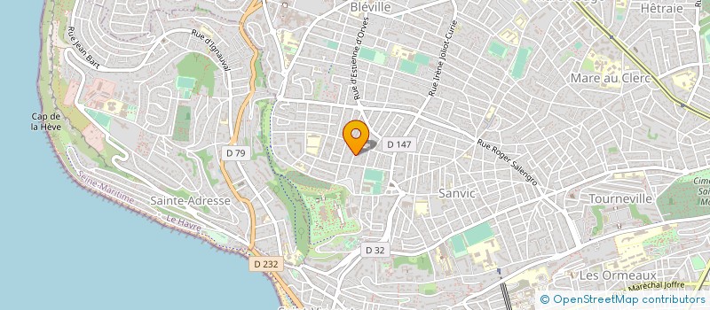 localisation de l'entreprise MONSIEUR YVES TESSIER à LE HAVRE