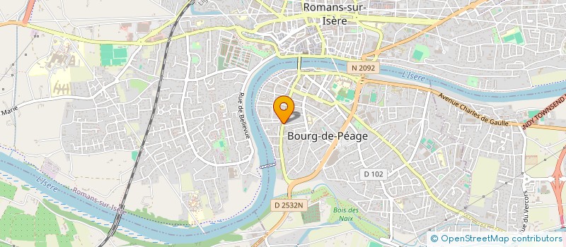 localisation de l'entreprise MONSIEUR YVES TEZIER à BOURG-DE-PEAGE