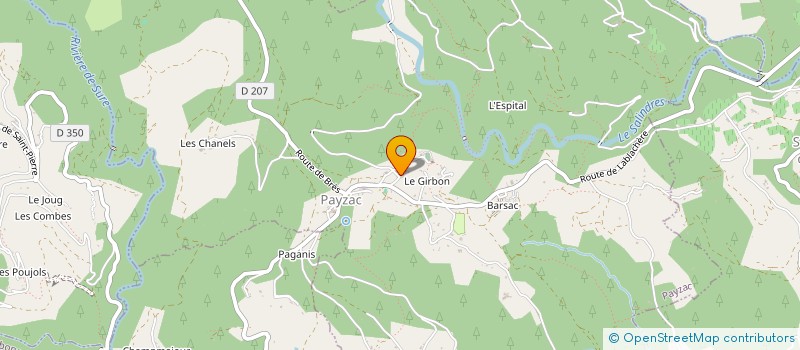 localisation de l'entreprise MONSIEUR YVES THERAUBE  PAYZAC