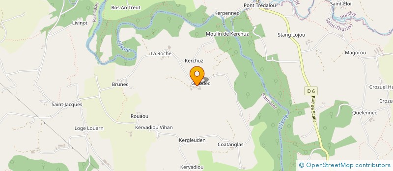 localisation de l'entreprise MONSIEUR YVES THERSIQUEL à BANNALEC