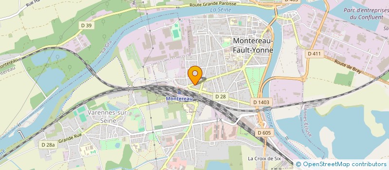 localisation de l'entreprise MONSIEUR YVES THERY  MONTEREAU-FAULT-YONNE