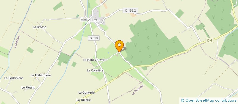 localisation de l'entreprise MONSIEUR YVES THIBAULT à MORVILLIERS