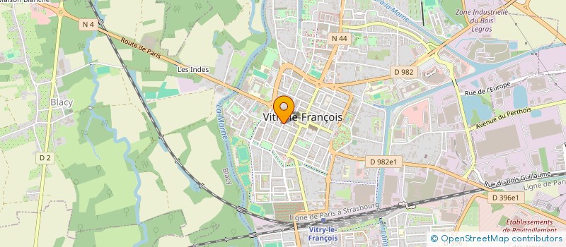 localisation de l'entreprise MONSIEUR YVES THIEBLEMONT à VITRY-LE-FRANCOIS