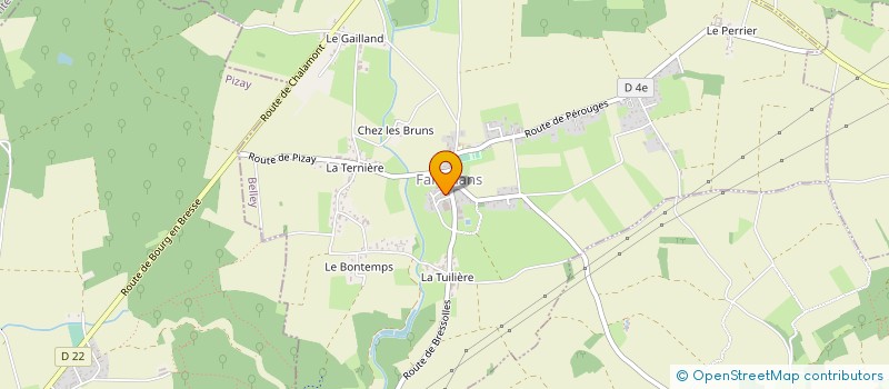 localisation de l'entreprise MONSIEUR YVES THIEVON à RIGNIEUX-LE-FRANC