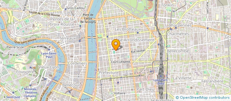 localisation de l'entreprise MONSIEUR YVES THOUROUDE à LYON