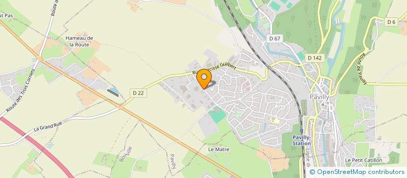 localisation de l'entreprise MONSIEUR YVES TIPHANE  PAVILLY