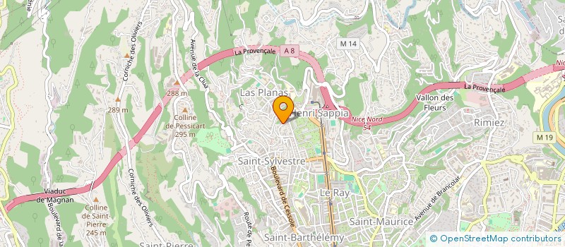 localisation de l'entreprise MONSIEUR YVES TOUATI  NICE