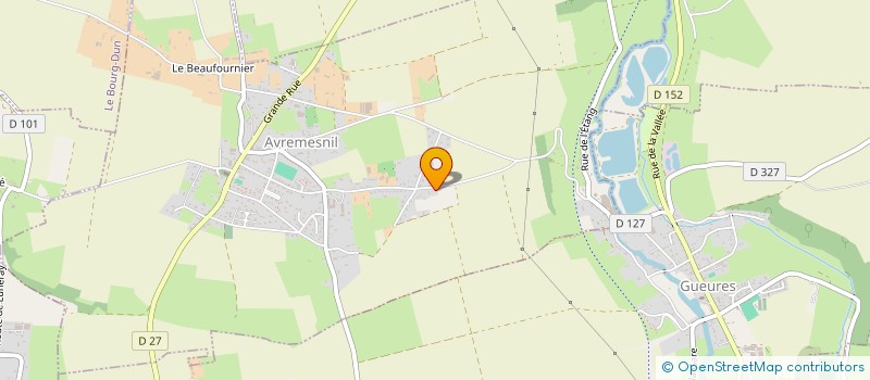 localisation de l'entreprise MONSIEUR YVES TOURET  AVREMESNIL