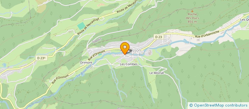 localisation de l'entreprise MONSIEUR YVES TOUSSAINT  ROCHESSON