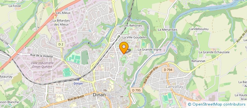 localisation de l'entreprise MONSIEUR YVES TOUTAIN à DINAN