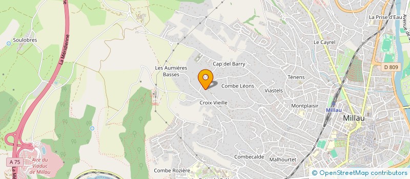 localisation de l'entreprise MONSIEUR YVES TREMOLIERES  MILLAU