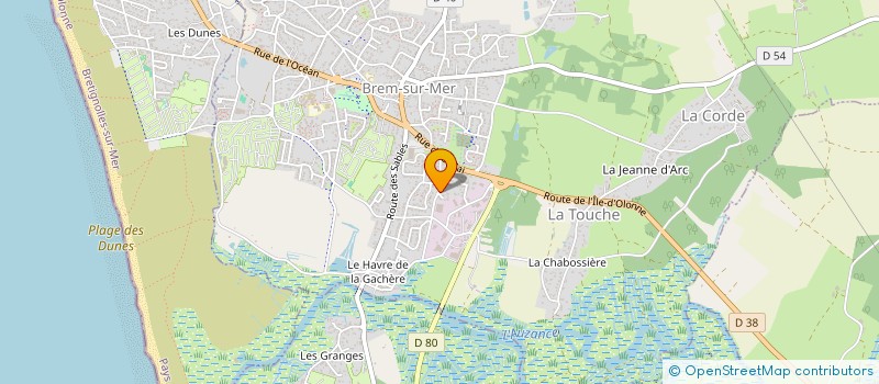 localisation de l'entreprise MONSIEUR YVES TREVES à BREM-SUR-MER