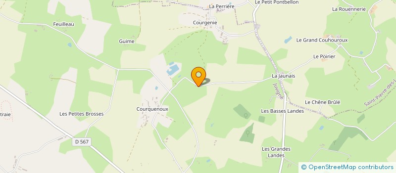 localisation de l'entreprise MONSIEUR YVES TRIQUET  JUVIGNE