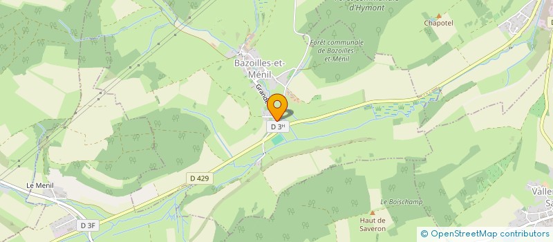 localisation de l'entreprise MONSIEUR YVES TROMBINI  BAZOILLES-ET-MENIL