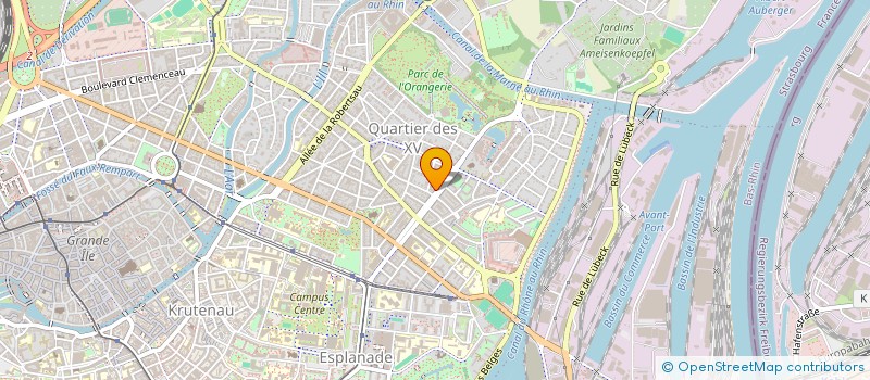 localisation de l'entreprise MONSIEUR YVES TROTZIER à STRASBOURG