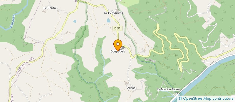 localisation de l'entreprise MONSIEUR YVES TROUCHE  VILLEFRANCHE-DE-PANAT