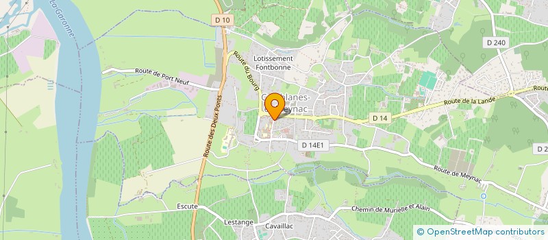 localisation de l'entreprise MONSIEUR YVES TROYES  CAMBLANES-ET-MEYNAC