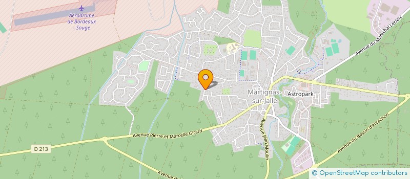 localisation de l'entreprise MONSIEUR YVES TUGEND  MARTIGNAS-SUR-JALLE