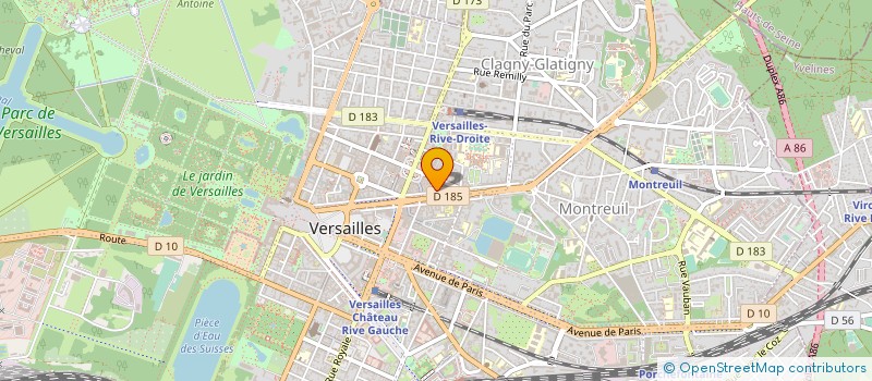 localisation de l'entreprise MONSIEUR YVES TUSET à VERSAILLES
