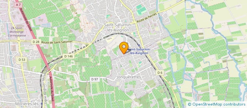 localisation de l'entreprise MONSIEUR YVES TUYTENS  SAINT-SATURNIN-LES-AVIGNON