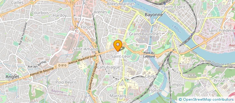 localisation de l'entreprise MONSIEUR YVES UGALDE à BAYONNE
