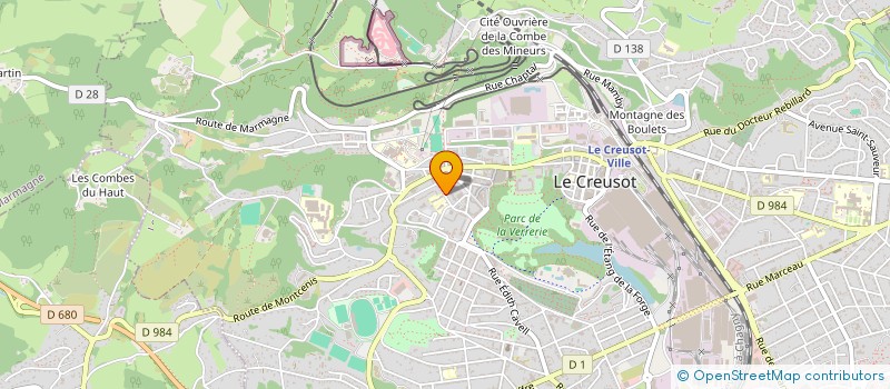 localisation de l'entreprise MONSIEUR YVES ULM à LE CREUSOT