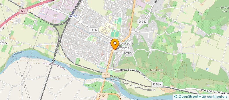 localisation de l'entreprise MONSIEUR YVES VALENTIN  LIVRON-SUR-DROME