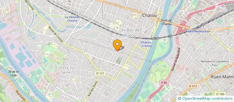 localisation de l'entreprise MONSIEUR YVES VALLETTE à CHATOU
