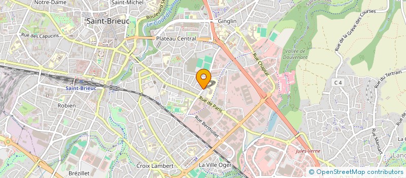 localisation de l'entreprise MONSIEUR YVES VAN DER PERRE à SAINT-BRIEUC