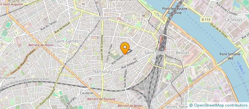 localisation de l'entreprise MONSIEUR YVES VAN REUSEL  BORDEAUX