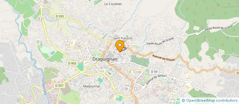 localisation de l'entreprise MONSIEUR YVES VAN WEDDINGEN à DRAGUIGNAN