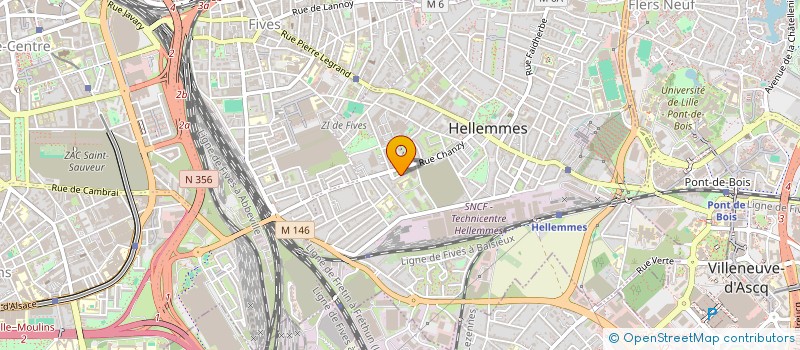 localisation de l'entreprise MONSIEUR YVES- VANDENMEEERSCHAUT à LILLE