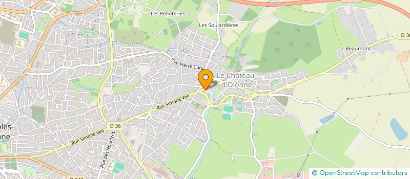 localisation de l'entreprise MONSIEUR YVES VASSEUR à LES SABLES D'OLONNE