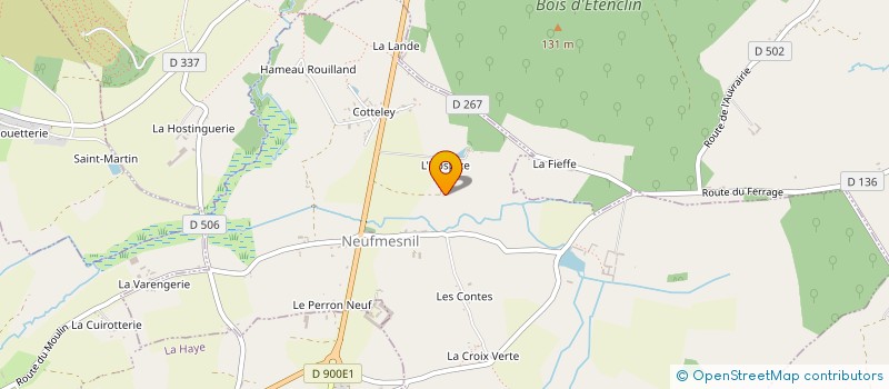 localisation de l'entreprise MONSIEUR YVES VAUTIER  LA HAYE