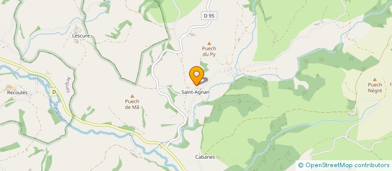 localisation de l'entreprise MONSIEUR YVES VAYSSETTES  SEGUR