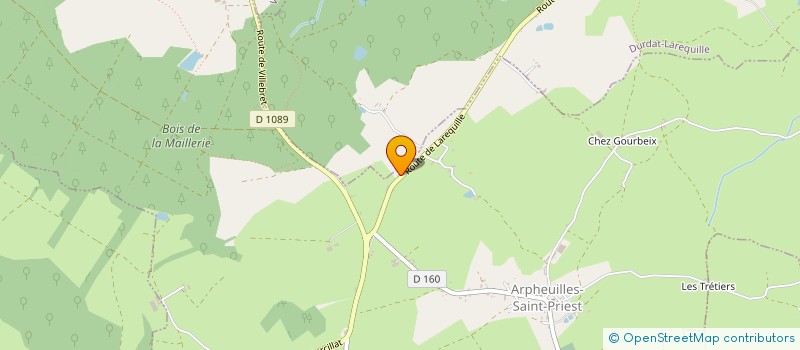 localisation de l'entreprise MONSIEUR YVES VELAY  ARPHEUILLES-SAINT-PRIEST