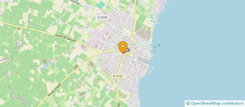 localisation de l'entreprise MONSIEUR YVES VERGEOT à MARSEILLAN