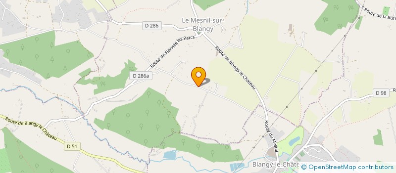 localisation de l'entreprise MONSIEUR YVES VERGER à LE MESNIL-SUR-BLANGY