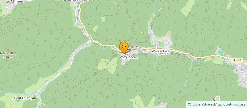 localisation de l'entreprise MONSIEUR YVES VERLET  LA BROQUE