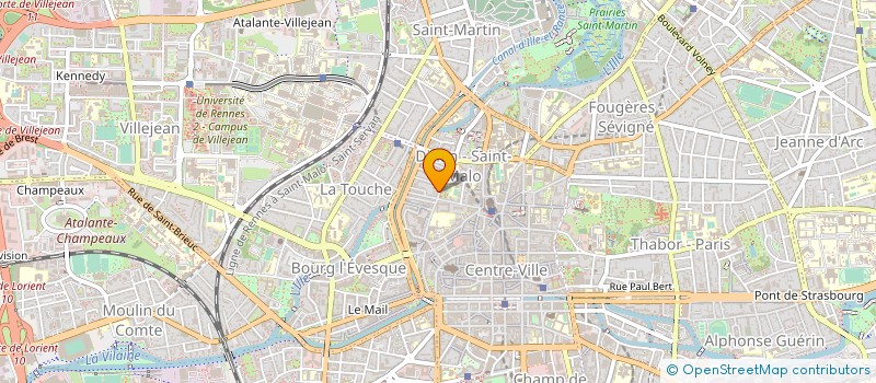 localisation de l'entreprise MONSIEUR YVES VERON à RENNES