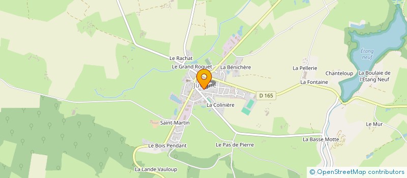 localisation de l'entreprise MONSIEUR YVES VETTIER-SEGEON  JUVIGNE