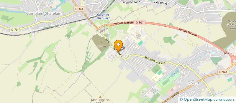 localisation de l'entreprise MONSIEUR YVES VICHOFF  DIVION