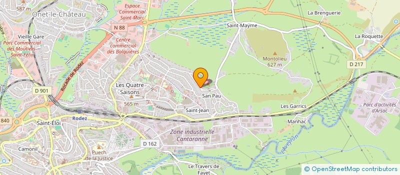 localisation de l'entreprise MONSIEUR YVES VICTOR RAYMOND SUAREZ  ONET-LE-CHATEAU