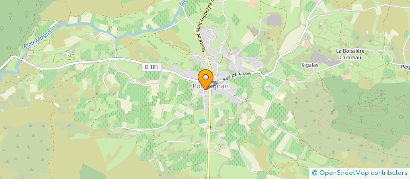 localisation de l'entreprise MONSIEUR YVES VIDAL  POMPIGNAN