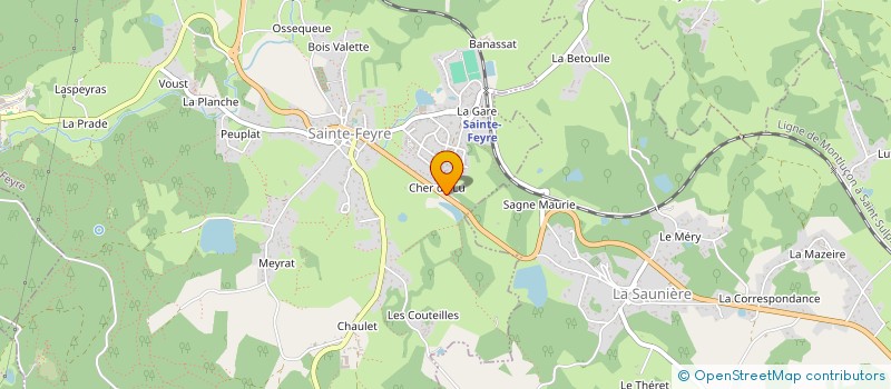 localisation de l'entreprise MONSIEUR YVES VIGNANE à SAINTE-FEYRE