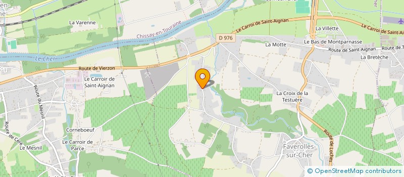 localisation de l'entreprise MONSIEUR YVES VIGNEAU  FAVEROLLES-SUR-CHER