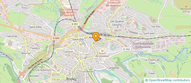 localisation de l'entreprise MONSIEUR YVES VIGUIER à RODEZ