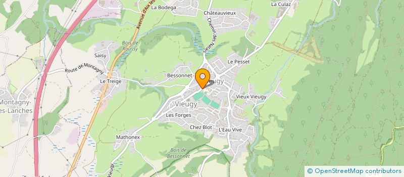 localisation de l'entreprise MONSIEUR YVES VINCENT à ANNECY
