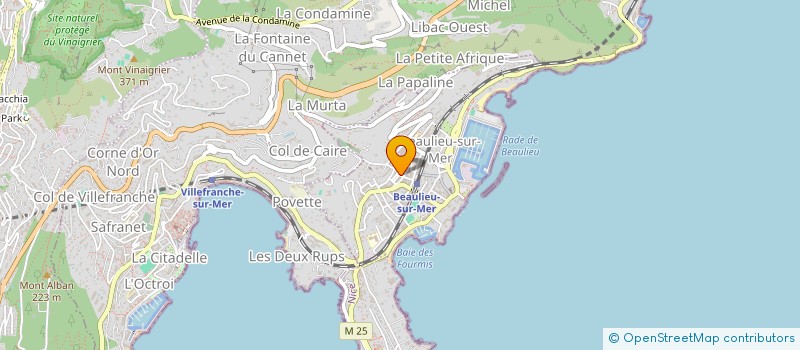 localisation de l'entreprise MONSIEUR YVES VITALE à BEAULIEU-SUR-MER