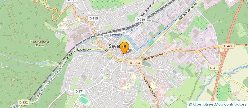 localisation de l'entreprise MONSIEUR YVES WALLIOR  SAVERNE